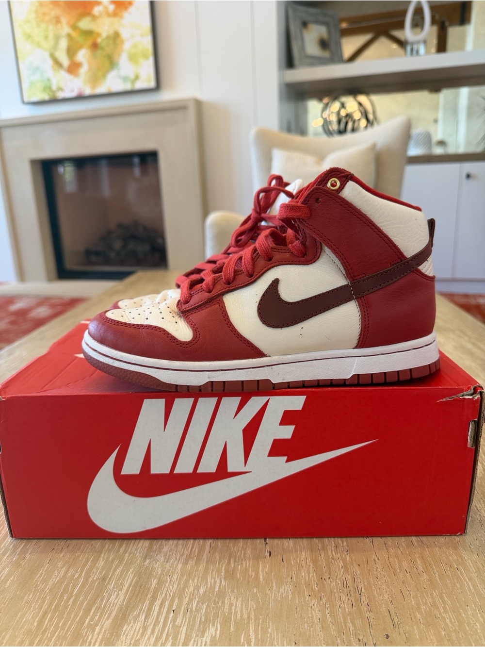 Nike Dunk High Lxx 'cinnabar' Women Sneakers - Cinnabar/mars Stone/sail-PreOwned